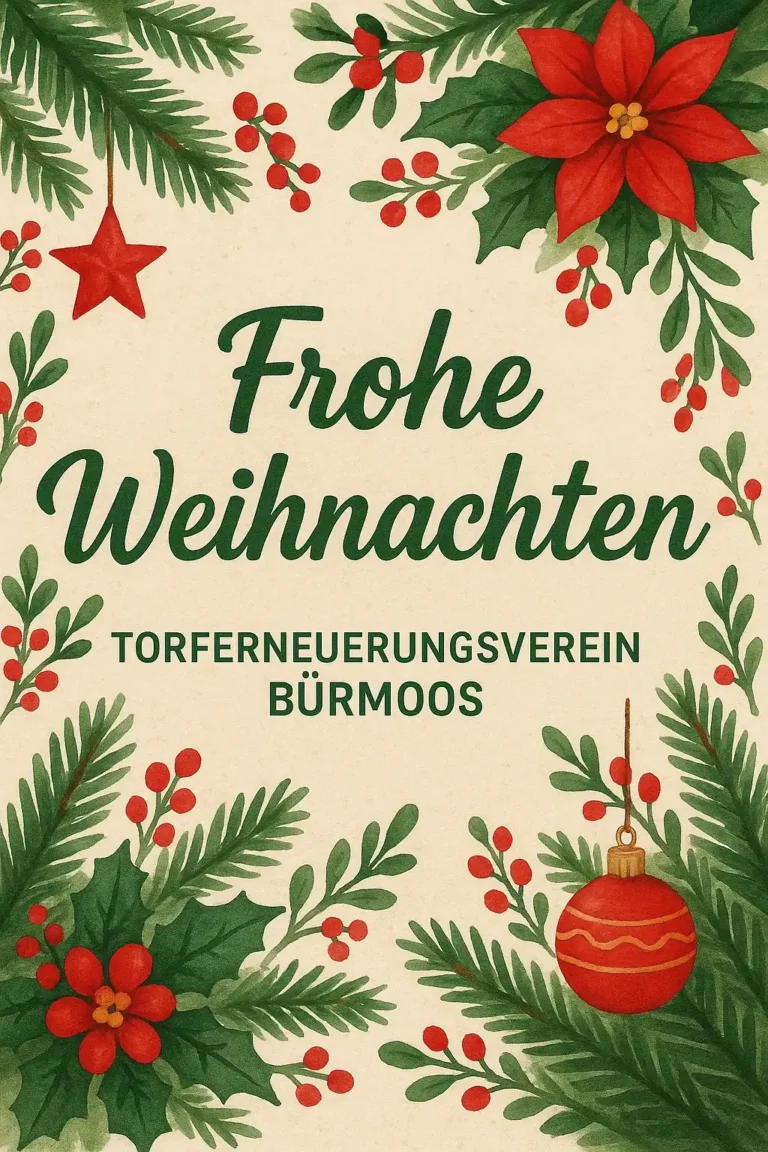 Eine schöne Weihnachtszeit und alles Gute für das Neue Jahr!