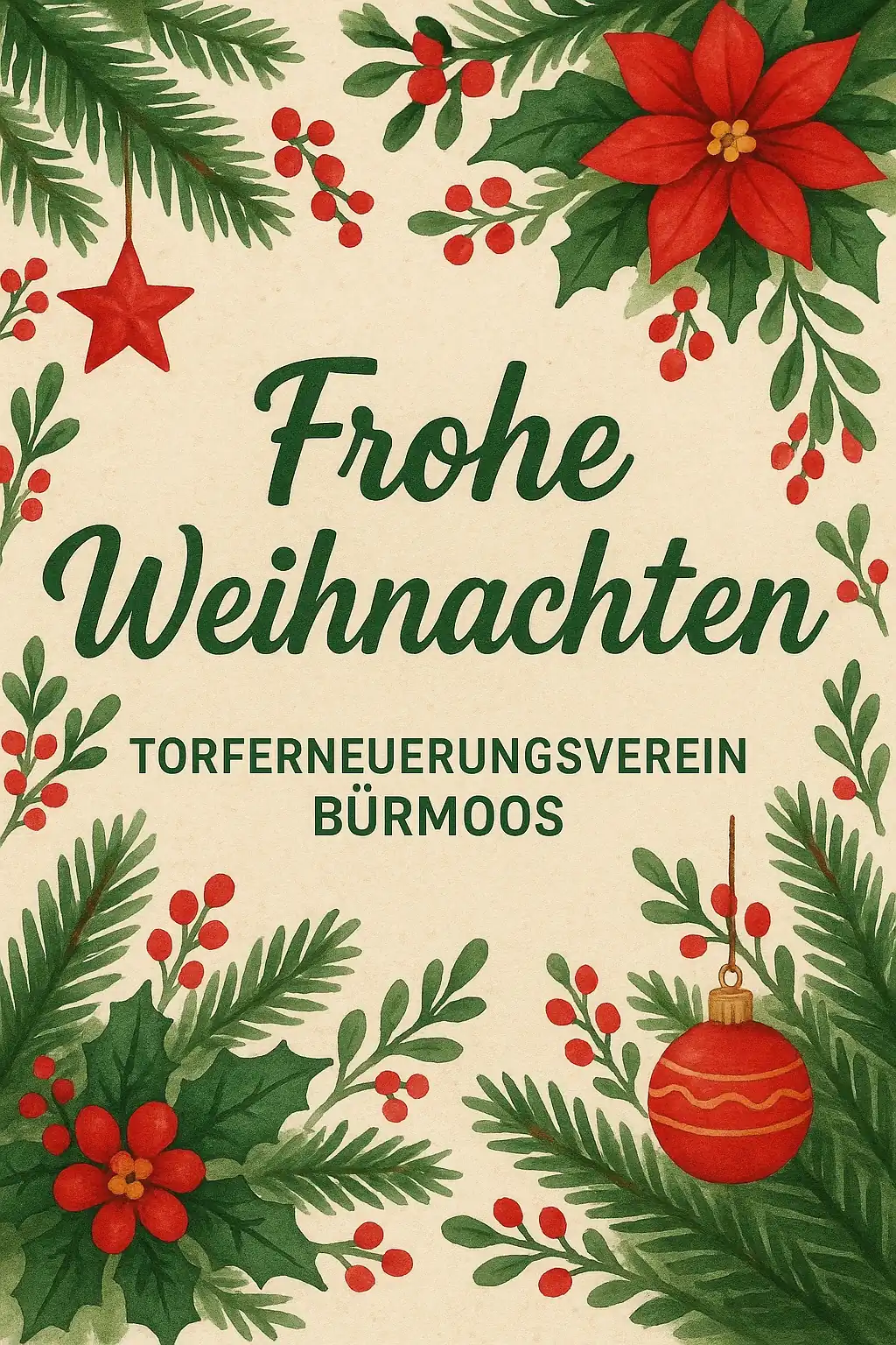 Eine schöne Weihnachtszeit und alles Gute für das Neue Jahr!